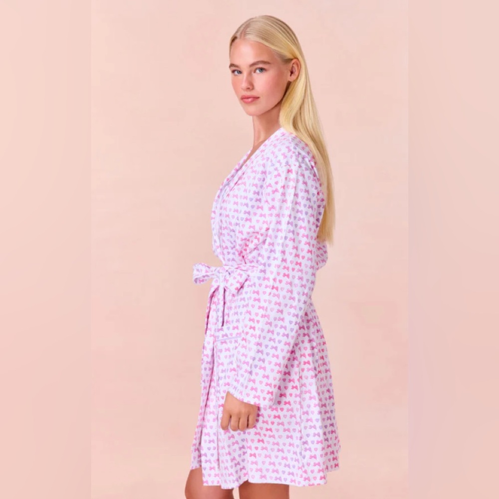 LoveShackFancy x Roller Rabbit Disco Bow Blake Robe